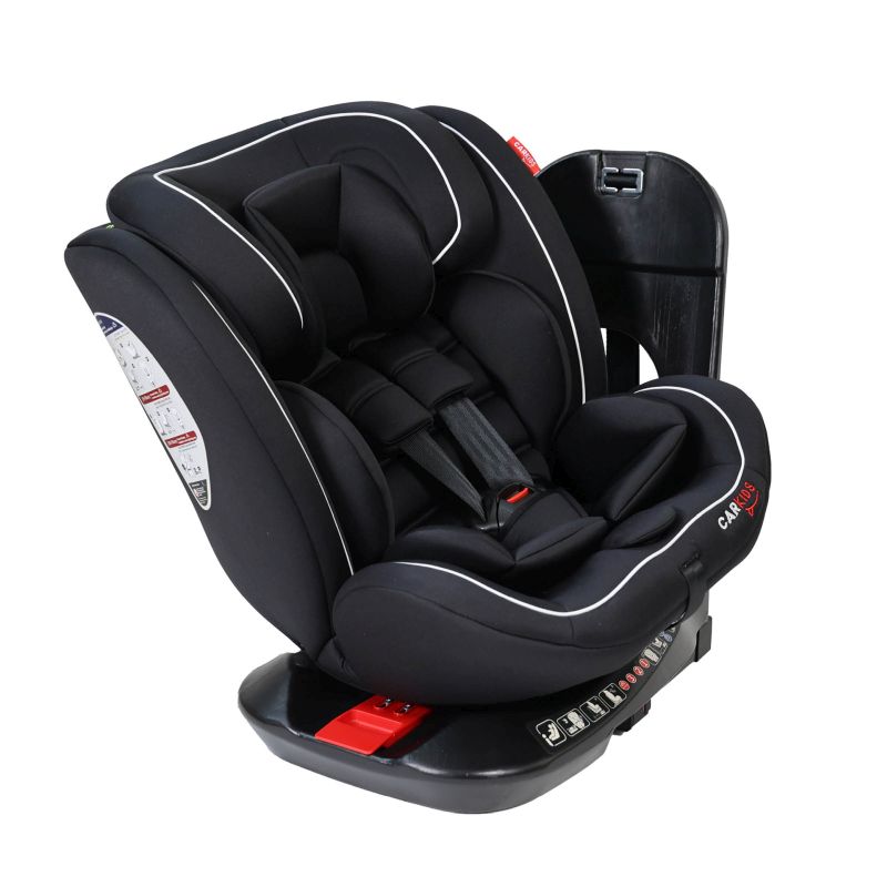 Carkids Carkids I-Size Kinderzitje Darcy 360° Draaibaar 40-150cm Isofix Zwart/Wit 4310036