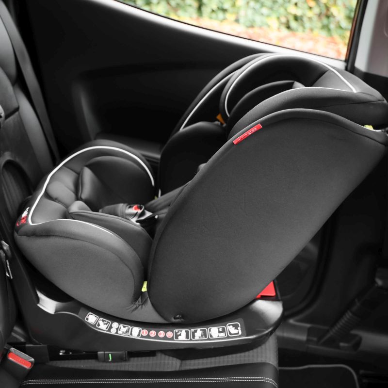Carkids Carkids I-Size Kinderzitje Darcy 360° Draaibaar 40-150cm Isofix Zwart/Wit 4310036