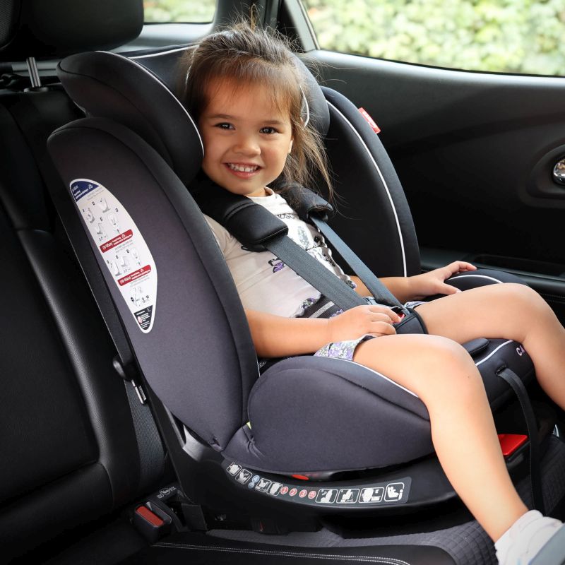 Carkids Carkids I-Size Kinderzitje Darcy 360° Draaibaar 40-150cm Isofix Zwart/Wit 4310036