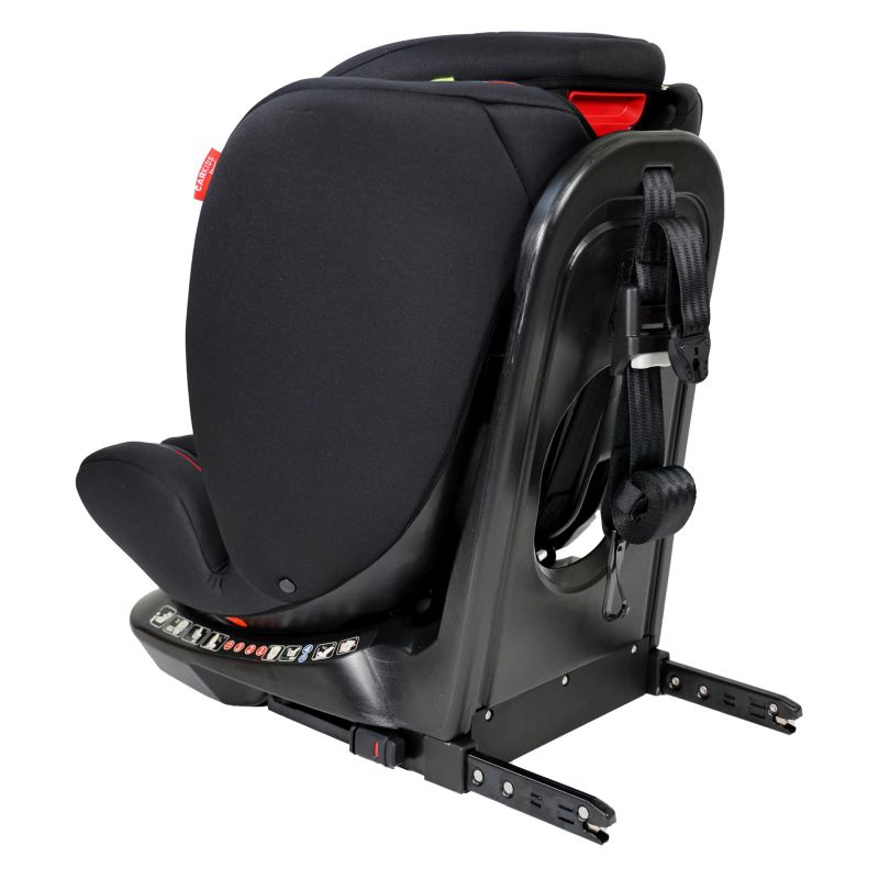 Carkids Carkids I-Size Kinderzitje Darcy 360° Draaibaar 40-150cm Isofix Zwart/Rood 4310037
