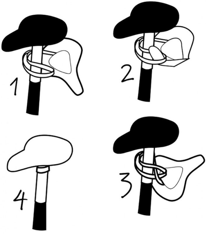 Bikecap Bikecap saddle cover Get Lost Amsterdam 5011083