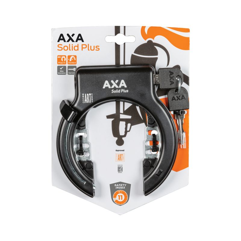 AXA Axa Ringslot Solid Plus Art 2 zwart 5011593