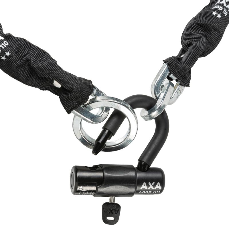 AXA Axa Loop Kettingslot 110cm 9,5mm + disc slot 5011668