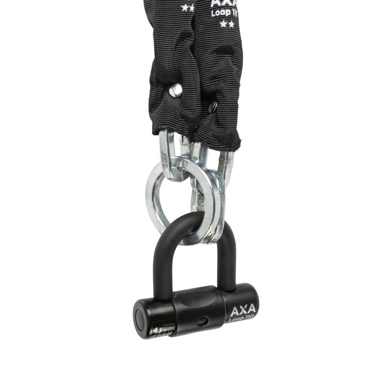 AXA Axa Loop Kettingslot 110cm 9,5mm + disc slot 5011668