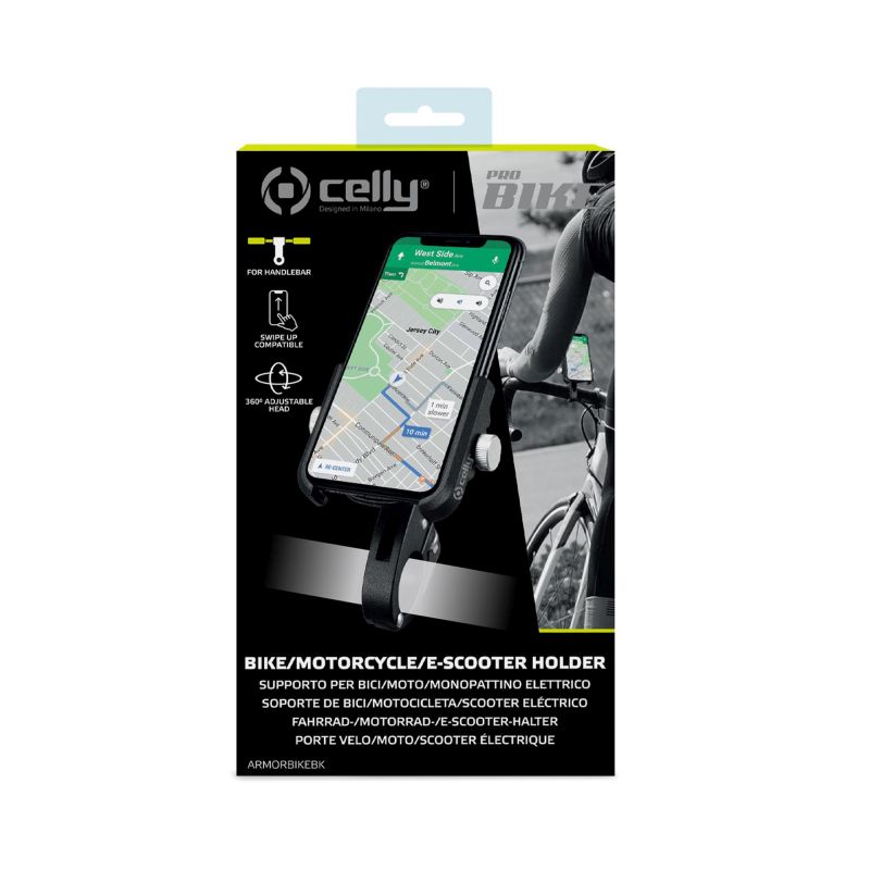 Celly Celly Armor Telefoonhouder Fiets zwart 5025166
