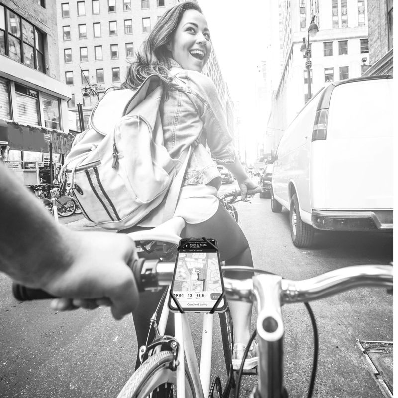 Celly Celly Swipe Telefoonhouder Fiets grijs 5025168