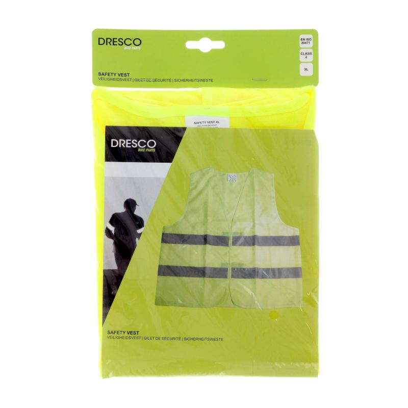 Dresco Dresco Veiligheidsvest reflectie geel 5250010