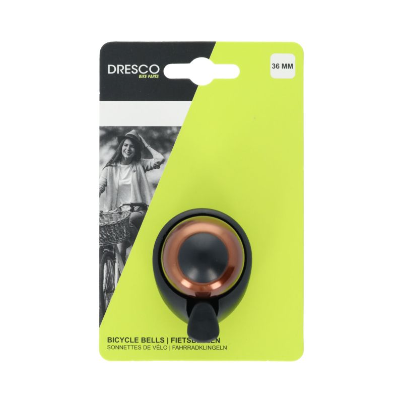 Dresco Dresco Fietsbel Bella Mini Bruin 5250114