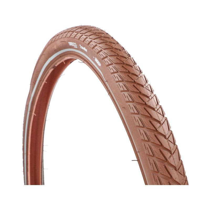Dresco Dresco Anti-Lek Buitenband Traveller 28 x 1.75 (47-622) Reflectie Bruin 5250464