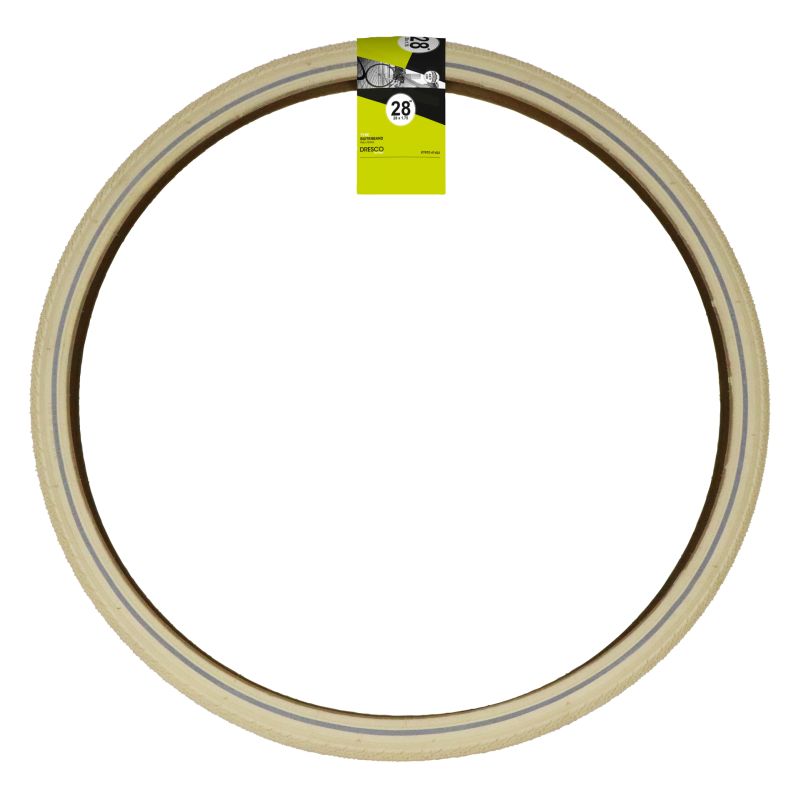 Dresco Dresco Anti-Lek Buitenband Traveller 28 x 1.75 (47-622) Reflectie Creme 5250465