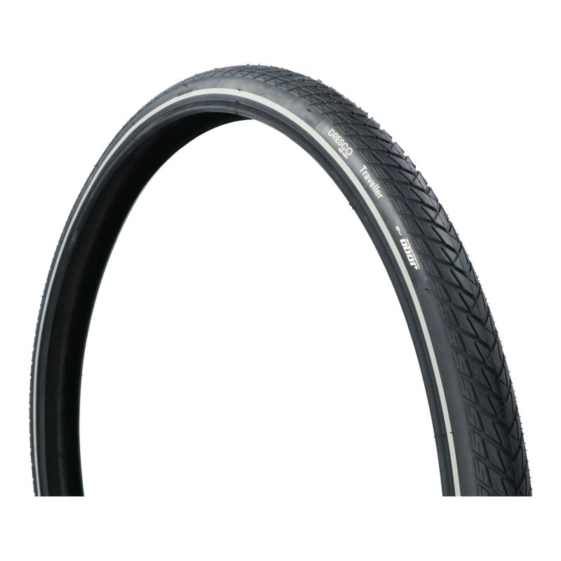 Dresco Dresco Anti-Lek Buitenband Traveller 28 x 1.60 (42-622) Reflectie Zwart 5250470