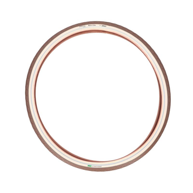 Dresco Dresco Anti-Lek Buitenband Metro Elite 28 x 1.75 (47-622) Reflectie Bruin/Creme 5250475