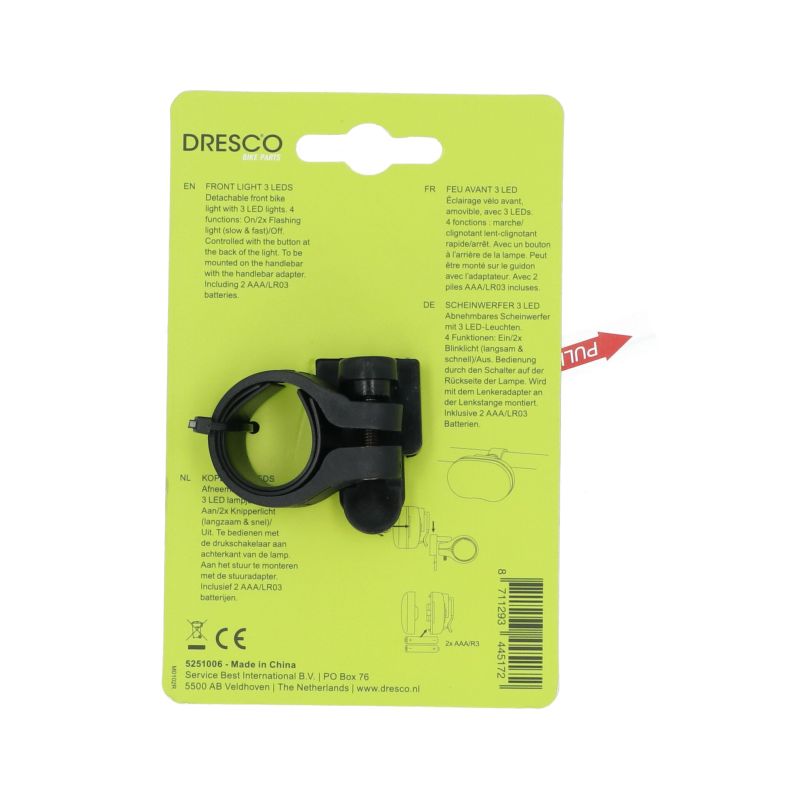 Dresco Dresco Voorlicht 3 Led's 5251006