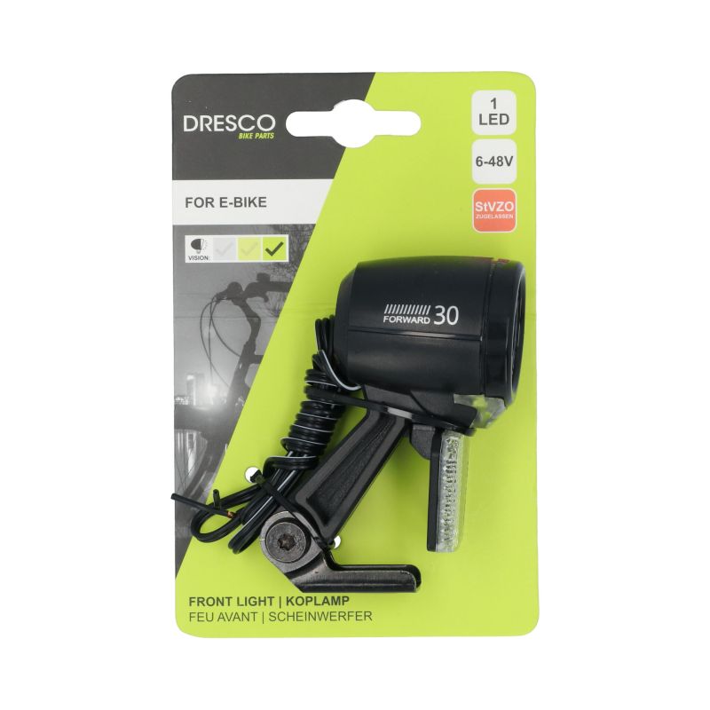 Dresco Dresco E-Bike Led Koplamp Urban 40 Lux 5251015