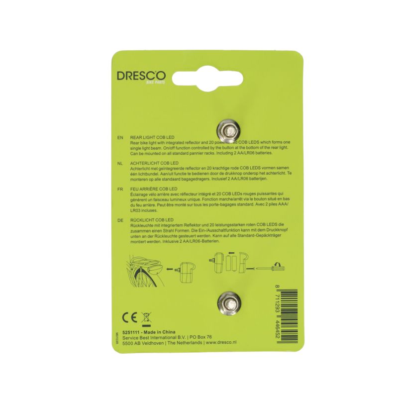 Dresco Dresco Achterlicht/Reflector COB LED 5251111