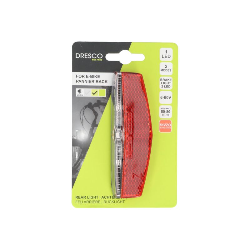 Dresco Dresco E-Bike Led Achterlicht Slimline 6-60 Volt 5251113