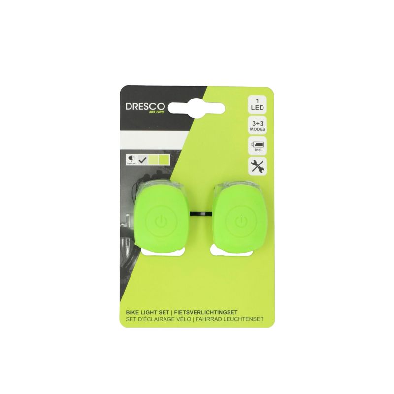Dresco Dresco Verlichtingsset Siliconen Lime 5251207