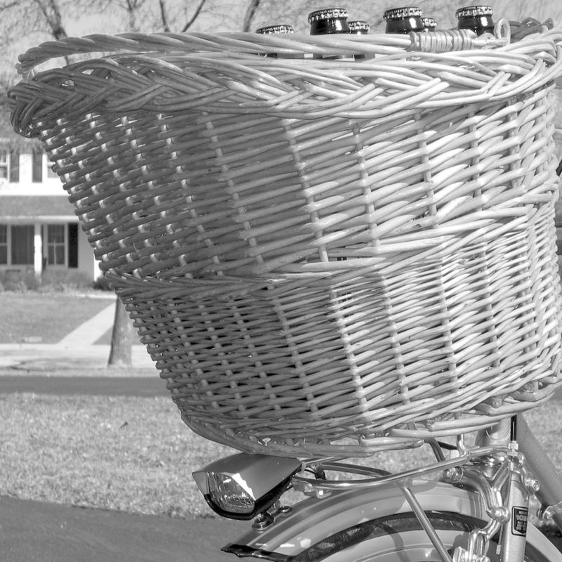 Dresco Dresco Rieten Fietsmand 5251751