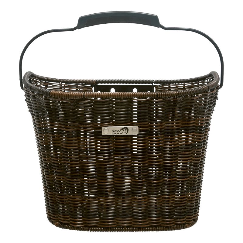 New Looxs New Looxs-100085.705 Fietsmand Lombok 19L Rattan Donker 5310374