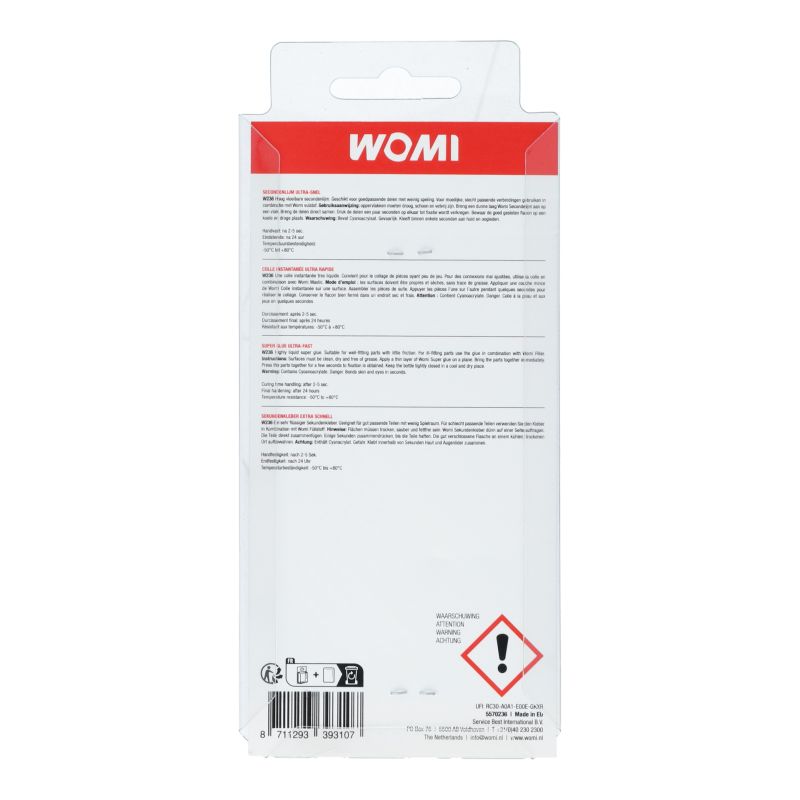 Womi Womi W236 Secondenlijm Ultra Snel 5ml 5570236