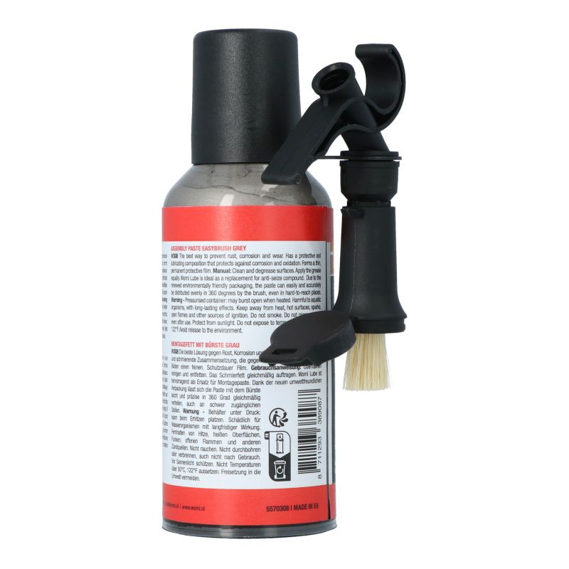 Womi Womi W308 Montagevet met Borstel Grijs 100ml 5570308