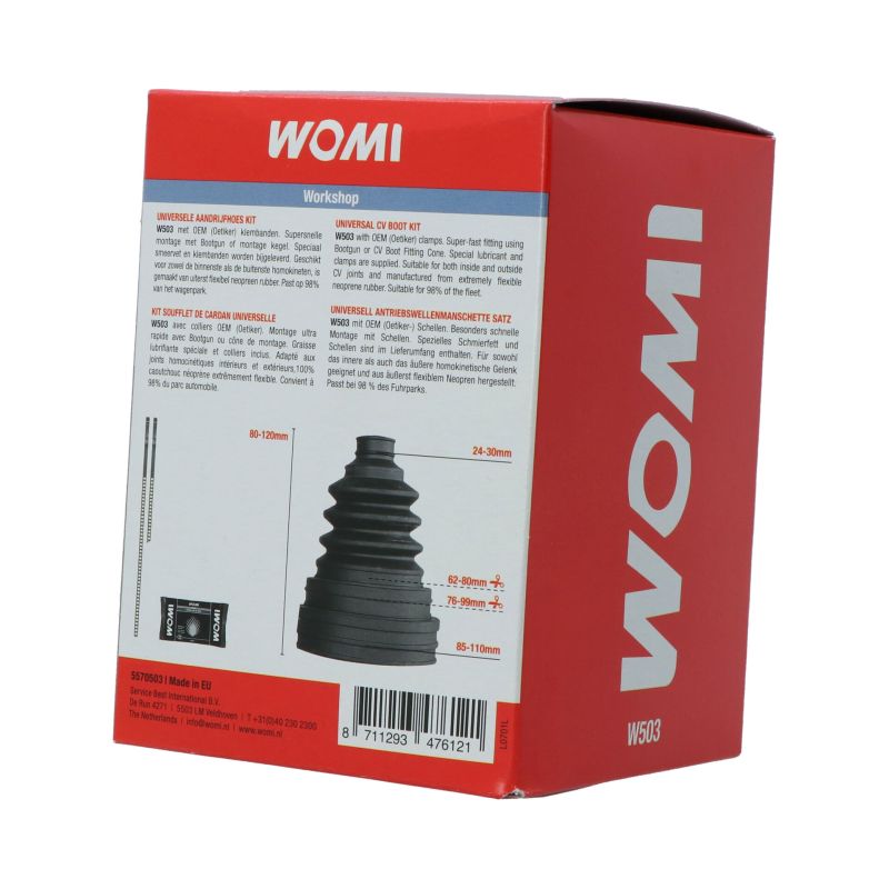Womi Womi W503 Universele Aandrijfashoes Kit OEM 5570503