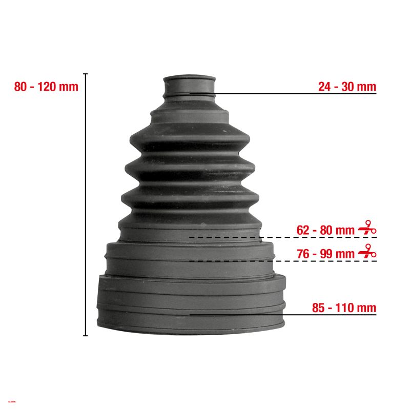 Womi Womi W506 Aandrijfashoezen Bulkdoos 12 Stuks Standaard 5570506