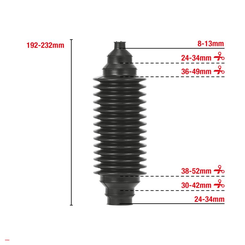 Womi Womi W530 Universele Stuurhuishoes Kit 5570530