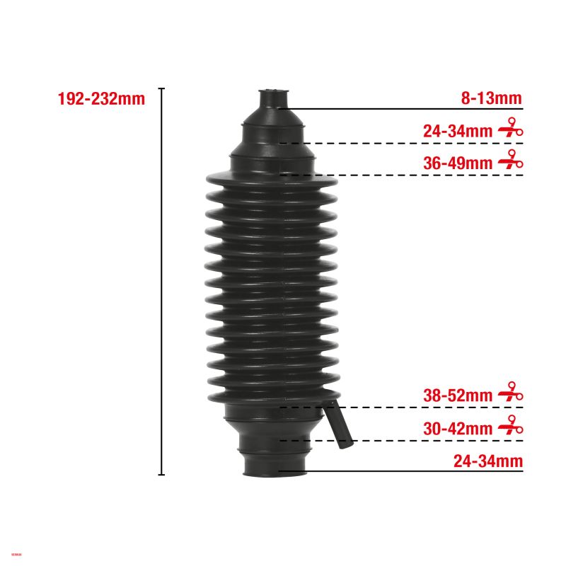 Womi Womi W535 Stuurhuishoes Kit Stuurbekrachtiging 5570535