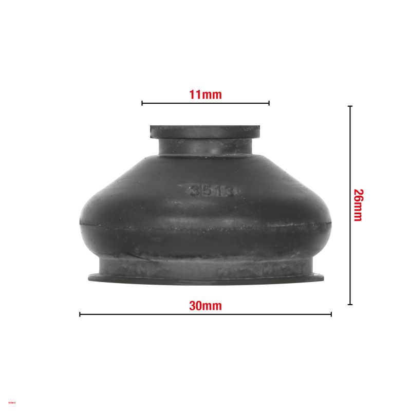 Womi Womi W612 Fuseekogelhoes 11x30x26mm PU Montageringen 5570612