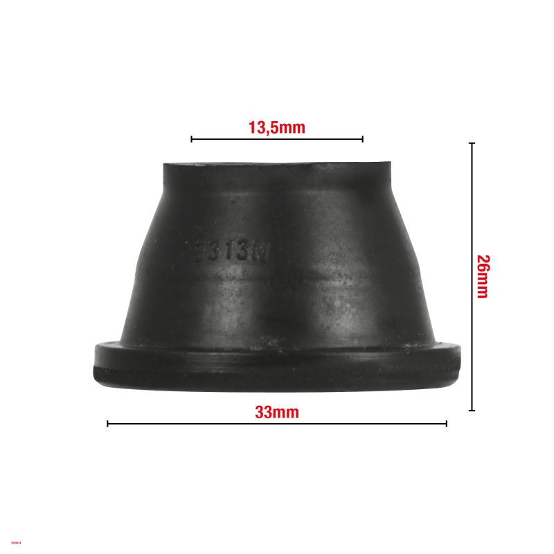 Womi Womi W614 Fuseekogelhoes 13,5x33x26mm Vaste Nylonring 5570614