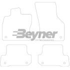 Pasklare stoffen matten Beyner MSV-1472206
