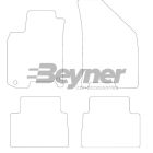 Pasklare stoffen matten Beyner MSV-1472380