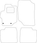 Pasklare stoffen matten Beyner MSV-1472587