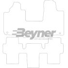 Pasklare stoffen matten Beyner MSV-1472916