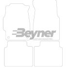 Pasklare stoffen matten Beyner MSV-1473553