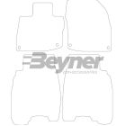 Pasklare stoffen matten Beyner MSV-1473561