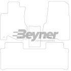 Pasklare stoffen matten Beyner MSV-1473568