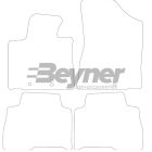 Pasklare stoffen matten Beyner MSV-1473742