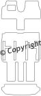 Pasklare stoffen matten Beyner MSV-1473878