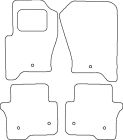 Pasklare stoffen matten Beyner MSV-1473965