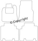 Pasklare stoffen matten Beyner MSV-1474222