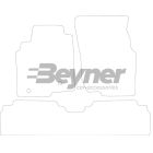 Pasklare stoffen matten Beyner MSV-1474622