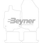 Pasklare stoffen matten Beyner MSV-1475261
