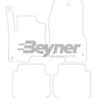 Pasklare stoffen matten Beyner MSV-1475702