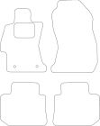 Pasklare stoffen matten Beyner MSV-1475817