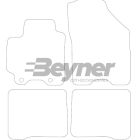 Pasklare stoffen matten Beyner MSV-1475916