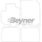 Pasklare stoffen matten Beyner MSV-1475918