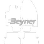 Pasklare stoffen matten Beyner MSV-1476084