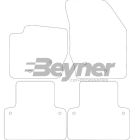 Pasklare stoffen matten Beyner MSV-1476106